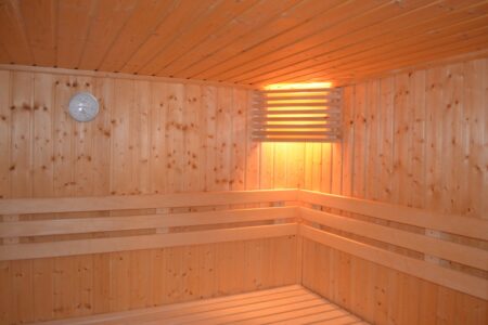 sauna, lamp, heat