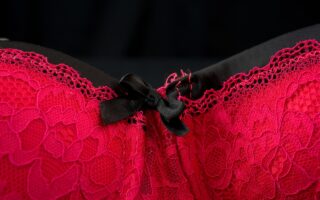 bra, red, underwear