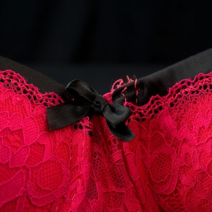 bra, red, underwear